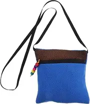 Travel Pouch Portable Rat Carrier for Small Pets Breathable Hamster Bag with Shoulder Strap Cozy Sleeping Environment for Hamsters and Sugar Gliders