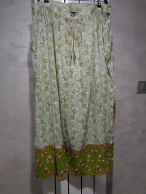 BNWT Gudrun Sjoden Limited Edition Floral Block Print Elasticated Back Waist XL