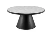 Matt Blatt Soli Coffee Table (Black/White, Large)