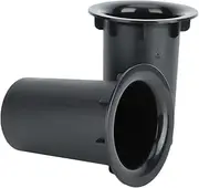 Fdit Speaker Connection Pipes for Bass Enhancer, Subwoofer Air Ports Repalcement & DIY Parts 71mm x 102mm Speaker Casing Connection Pipe, 2 Pack (Black)