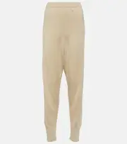 [The Row] The Row Dalbero linen and silk tapered pants AU 14 beige
