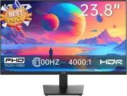 24 Inch 100Hz FHD Computer Monitor, 1920X1080P, Freesync Gaming Monitor with HDR