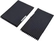 Upgraded Car Water Cup Holder Cover Trim Zipper Rolling Curtain Compatible with BMW X5 X6 E70 E71 E72 2007-2014 Car Glove Box(A Set)