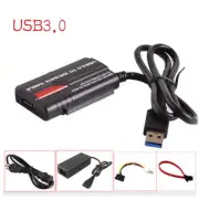 USB 3.0 To IDE SATA S-ATA 2.5 3.5 HD HDD Hard Drive Adapter Converter Cable