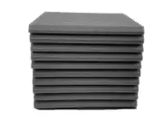 10 pcs 12"x12"x1" Acoustic Foam Gray Panel Tiles Wall Record Studio Sound Proof