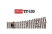 Peco SL-U1292 Streamline TT:120 Code 55 Small Radius Turnout Left Hand - NEW