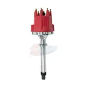 Chevy Small Big Block V8 SBC BBC Pro Billet Distributor Red Mechanical Advance
