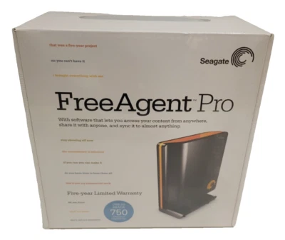 Seagate FreeAgent Pro 750GB External Hard Drive USB 2.0 / eSATA