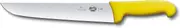 Victorinox Fibrox Straight Back Blade Butcher Knife, Yellow, 5.5208.16