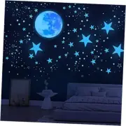 Glow in The Dark Stars for Ceiling,Star Decorations for Bedroom,Kids Boys Blue