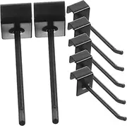 [FOYTOKI] 32Pcs Metal Pegboard Hooks for Supermarket Display Versatile Hook for Organizing Tools and Crafts Strong Capacity for Garage Workshop Kitchen Storage
