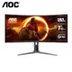 AOC CU34G2XP 2K 21:9 超寬廣曲面電競螢幕(34型/1ms/180Hz/HDMI/DP/無喇叭/VA)