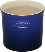 [Le Creuset] Stoneware Large 2-3/4-Quart Utensil Crock, Blue