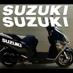 鈴木UY125車貼 踏板SUZUKI改裝減震個性版畫 機車全車身裝飾貼紙 機車防水貼紙 貼紙 機車 摩托車貼紙 大亞圈
