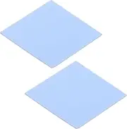 uxcell 2 Pack Thermal Pad 3.6W/m.K Insulated Heat Resistant High Temperature Resistant Silicone Cooling Pads 20x20x0.5mm for Laptop Computer Radiator, Blue