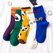 [TYKGD] Women's Socks Panda Cartoon Socks Cute Animal Print Woman Kawaii Women Cotton Sock