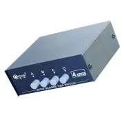 4 Ports VGA SVGA Monitor Sharing Manual Switch Box Out For LCD PC TV Monitor C