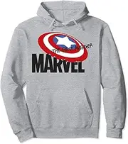 [Marvel] Captain America The First Avenger Shield Logo Pullover Hoodie