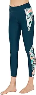 [AXESEA] Womens High Waist Water Yoga Pants Printed Leggings Compression Tights for Workout,Gym Surfing&Everyday Wear