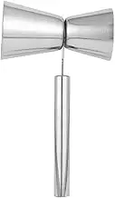 STARTIST Stainless Steel Double Head Jigger Device with Handle Measuring Jigger Cocktail Jigger Barware Tools for Bartending Party Bar