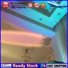 LF# USB Projector Lamp Egg Crystal Atmosphere Night Light Home Decor (Rainbow)