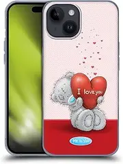 Head Case Designs Officially Licensed Me to You I Love You Classic Tatty Teddy Gel Case [Military Grade Protection] Compatible with Apple iPhone 15 and Compatible with MagSafe