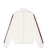 Gucci Fluid Drill Zip Jacket IT52,IT54,IT48,IT46 off white