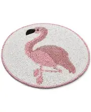 Thirstystone Beaded Flamingo Trivet , summer, beach