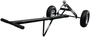 vidaXL 275kg Utility Trailer RV Camper Boat Hand Dolly Wheel Chrome Hitch