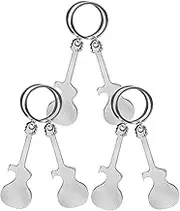 ROMISBABA 6Pcs Convenient Trolley Tokens with Keyrings Zinc Alloy Shopping Trolley Openers Easy to Use Cart Removers for Grocery Trolleys Keychain Accessories