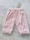 BNWT 'ECOBOO' PINK ORGANIC COTTON PANTS - Size 000