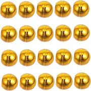 MINAOLULUS 20pcs Flagpole End Cap Flag Pole Ball Topper Porch Flag Pole Kit Metal Garden Markers Flag Pole Replacement Parts Self Outline Metallic Markers Metal Sign Holder Golden