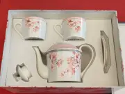 Ashdene Cherry Blossom Heidi Willis Fine China Teapot Infuser 2 Cups & Saucers