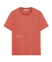 Plain knitted T-shirt S,XL,XS,M Red