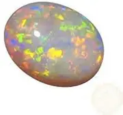 [RRVGEM] 11.50 Ratti Opal Stone Certified Natural Fire Australian Opal Loose Gemstone for Man and Woman, 42, Gemstone, Opal