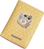 [FOMIYES] Cartoon PU Passport Wallet for Travel Multi Card Organizer Protector Case Durable Document Holder for School Office and Family Use Lightweight and Portable