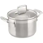 Scanpan Impact 2.5L Stainless Steel Casserole w/ Glass Lid Induction Pot Silver