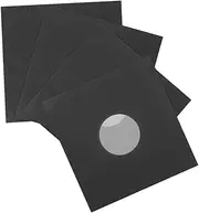 TOKIDNY 4pcs Record Sleeve Vinyl Records Vinyl Record Protector Vinyl Record Cover Vinyl Record Accessories Vinyl Record Outer Cover Vinyl Storage Album Sleeve Black Po Kraft Paper