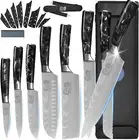 Authentic Since 1986,8-pieces Japanese Chef Knives Set with Roll Bag & Sheath...