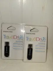 2 Memorex 4GB USB 2.0 Flash Drives Mini Travel Drive