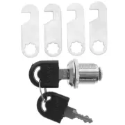 4 Pcs Mailbox Lock Core Drawer Cam Furniture Connector Locks Office Baby