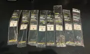 8 Assorted Packs of Live Bait Holder Snelled Fish Hooks