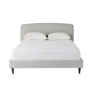 Riley King Bed Light Grey