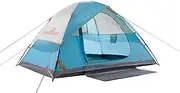 ASFANES 2-12 Person Tents for Camping Waterproof, Backpack Double Layer Camping Tents, Perfect Picnics, Fishing and Backyard Camping