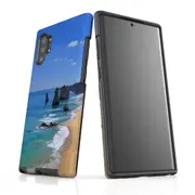 For Samsung Galaxy Note 10+ Plus Case Armour Tough Cover, Famous Rocks