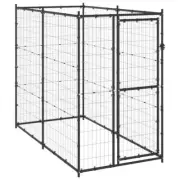 Dog Kennel 110x220x180cm Large Outdoor Pet Cage Fence Run Pen House Enclosure