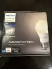 Philips Hue White A19 60W Equivalent Dimmable LED Smart Light 2 Bulb Starter Kit