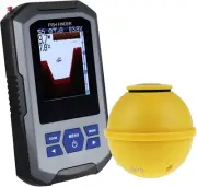 Fish Finder Wireless Sonar Sensor 125 kHz Frequency 45 Metres / 147 Feet, Portab
