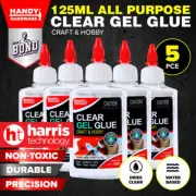 Handy Hardware [5PCE] Gel Glue Clear All Purpose Craft/Hobby 125ml