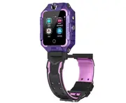 4G Multifunction Smart Phone Watch Dual Camera Waterproof 360 Degree Rotation Positioning Suitable for Students-Purple